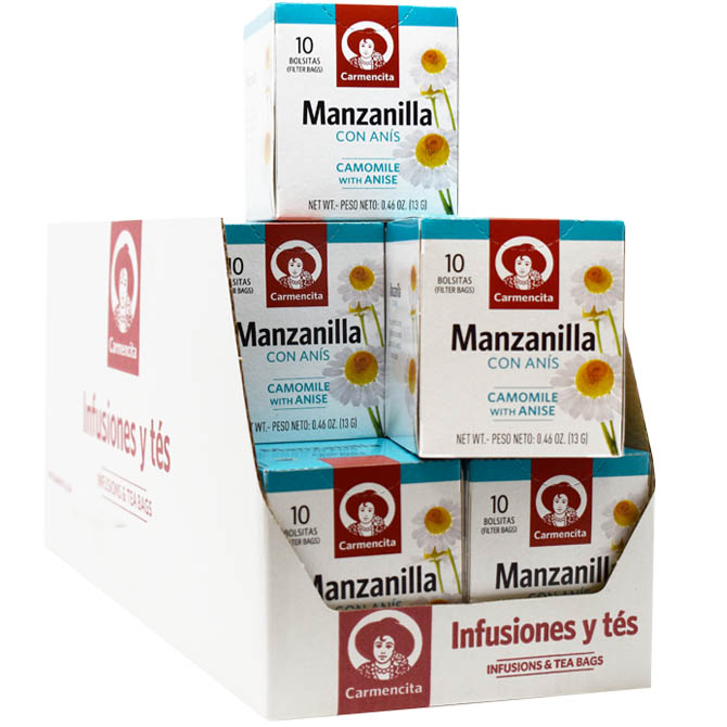 El Indio Tea/ Hierba Manzanilla / Chamomile Flowers -Dried Natural Herbs  Net Wt. 1/2 oz. (14 g)-3 Pack 